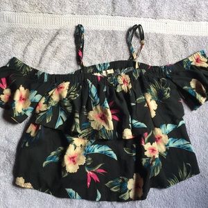 Flower crop top